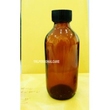 ABB002 - AMBER BOTTLE-BLACK color cosmetic ingredients, gmp, oem, soap base, oils, natural, melt & pour