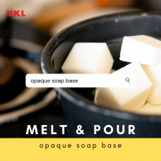 [1KG] GLYCERINE OPAQUE SOAP BASE color cosmetic ingredients, gmp, oem, soap base, oils, natural, melt & pour