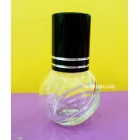 PERFUME BOTTLE ROUND-BLACK PBB002~3G 