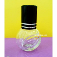 PERFUME BOTTLE ROUND-BLACK PBB002~3G  color cosmetic ingredients, gmp, oem, soap base, oils, natural, melt & pour