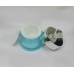 CJ003 - CREAM JAR blue color cosmetic ingredients, gmp, oem, soap base, oils, natural, melt & pour
